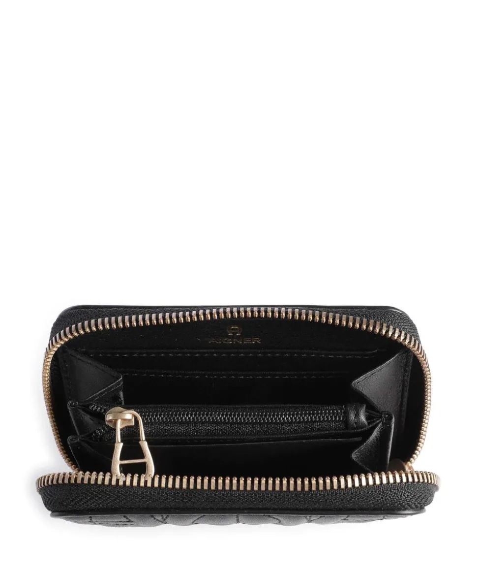 Diadora Geldbörse weiches Rindsleder schwarz