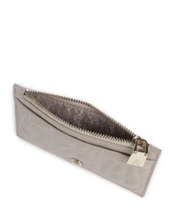 Diadora Kreditkartenetui glattes Leder beige