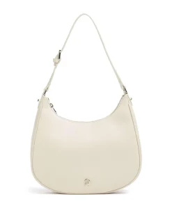 Diadora M Beuteltasche genarbtes Rindsleder weiß