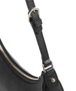 Diadora M Beuteltasche genarbtes Rindsleder schwarz