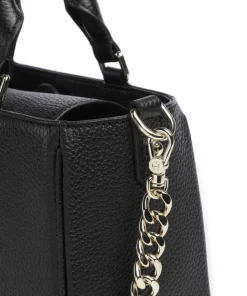 Diadora M Handtasche genarbtes Rindsleder schwarz