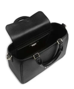 Diadora M Handtasche genarbtes Rindsleder schwarz