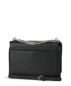 Diadora S Schultertasche genarbtes Rindsleder schwarz