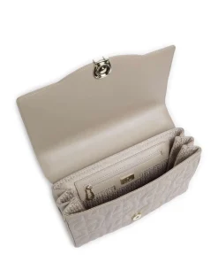 Diadora S Schultertasche fein genarbtes Rindsleder beige