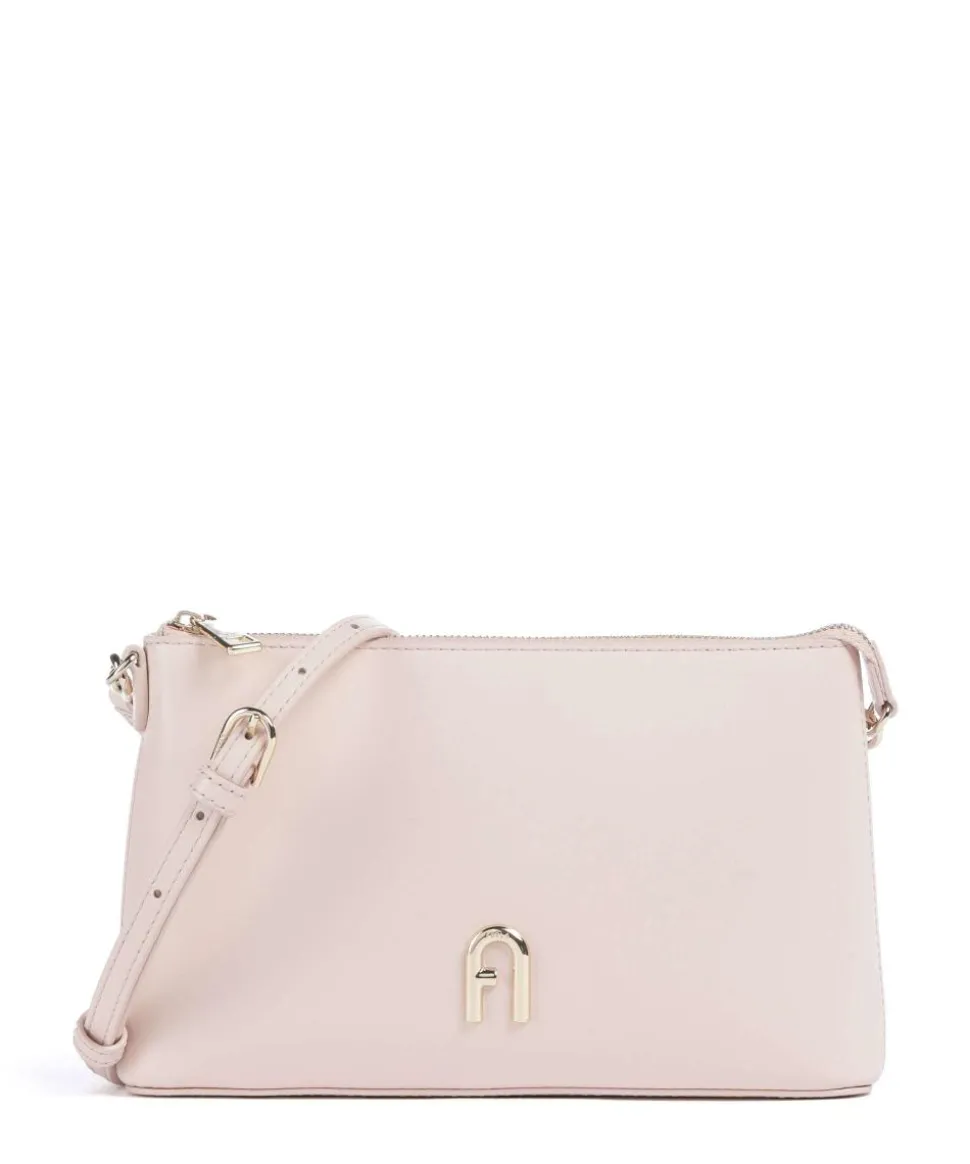 Diamante Mini Umhängetasche fein genarbtes Leder altrosa