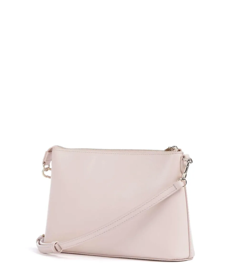 Diamante Mini Umhängetasche fein genarbtes Leder altrosa