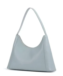 Diamante S Schultertasche Leder blaugrau