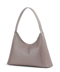 Diamante S Schultertasche Leder taupe