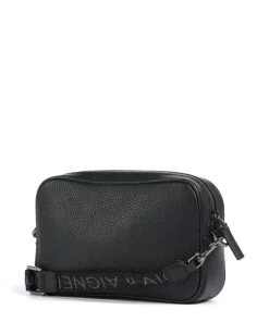 Diego S Umhängetasche genarbtes Rindsleder schwarz