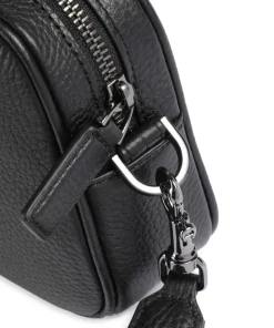 Diego S Umhängetasche genarbtes Rindsleder schwarz