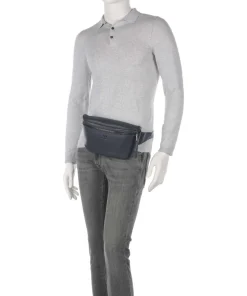 Dino Gürteltasche Lederimitat dunkelgrau