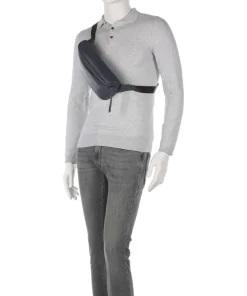 Dino Gürteltasche Lederimitat dunkelgrau