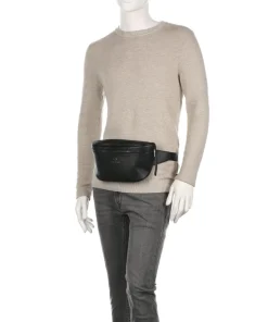 Dino Gürteltasche Lederimitat schwarz