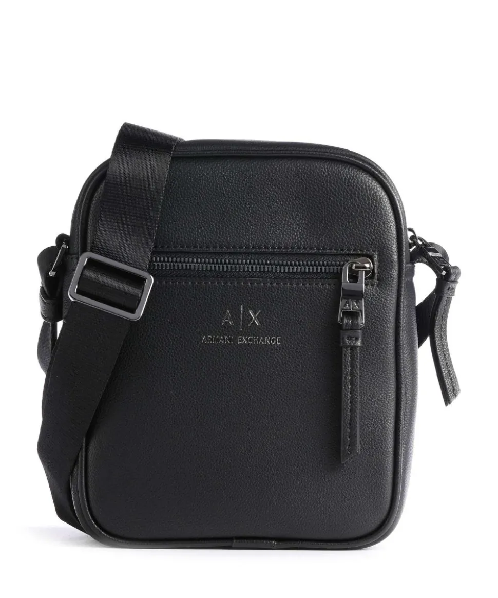 Dino Umhängetasche Lederimitat schwarz