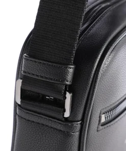 Dino Umhängetasche Lederimitat schwarz