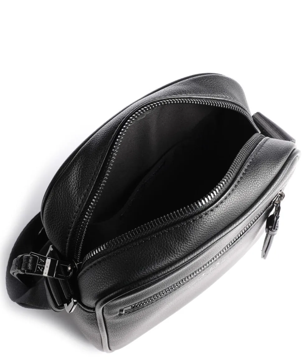 Dino Umhängetasche Lederimitat schwarz