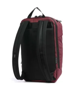 District Collection Camden 16L Rucksack 14″ recyceltes Nylon dunkelrot