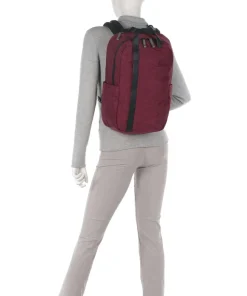 District Collection Highline 20L Rucksack 13″ recyceltes Nylon dunkelrot