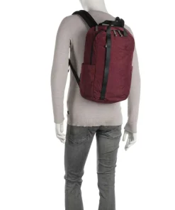 District Collection Highline 20L Rucksack 13″ recyceltes Nylon dunkelrot