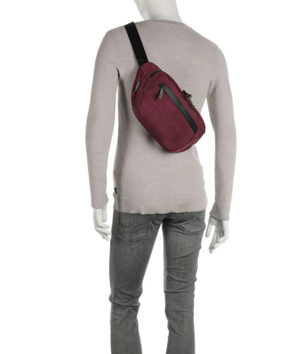 District Collection Sabin 6L Gürteltasche recyceltes Nylon dunkelrot