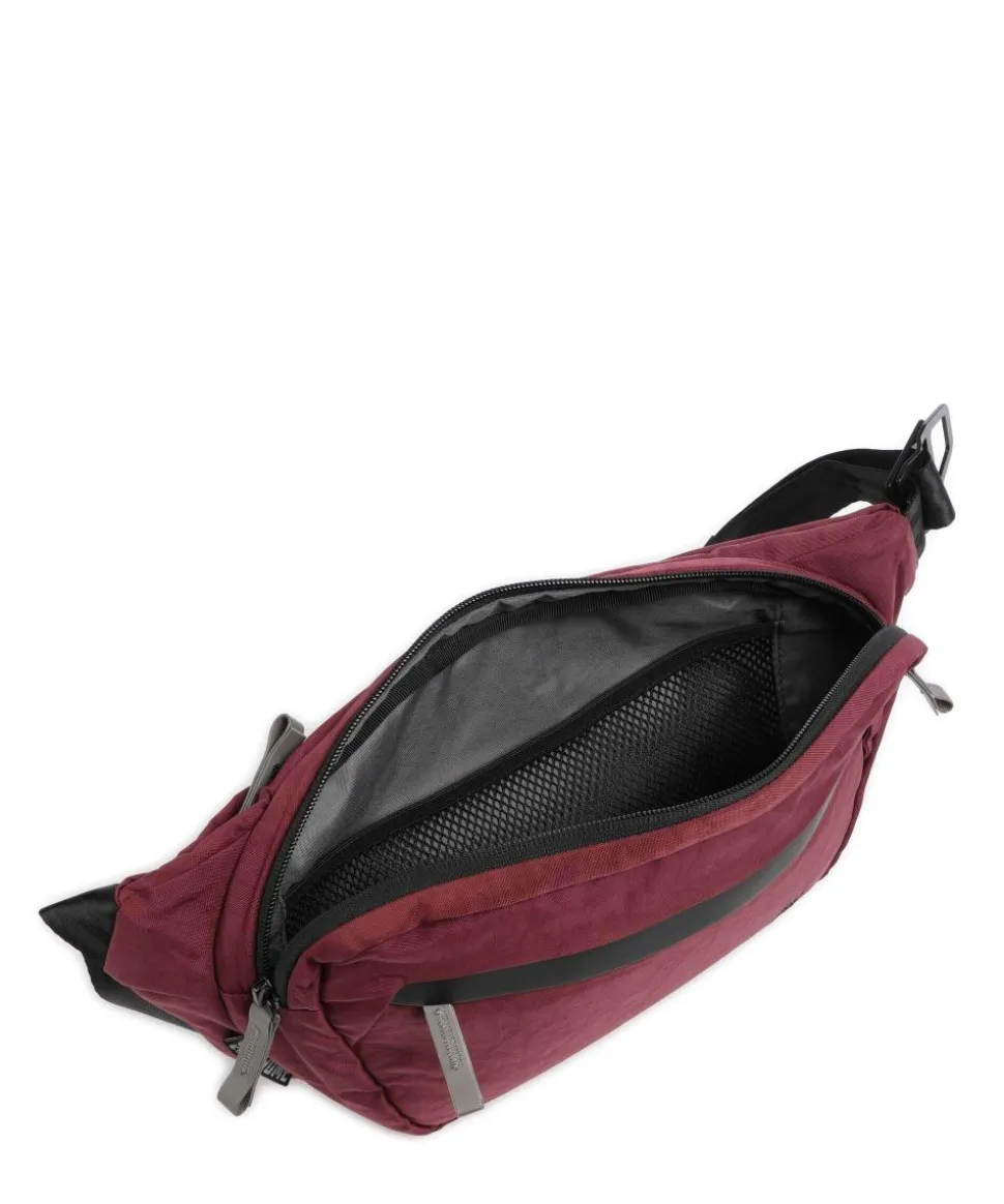 District Collection Sabin 6L Gürteltasche recyceltes Nylon dunkelrot