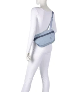 District Collection Sodo 3L Gürteltasche recyceltes Nylon hellblau