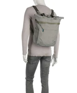 District Collection Valencia 22L Rucksack-Tasche 15″ recyceltes Nylon graugrün