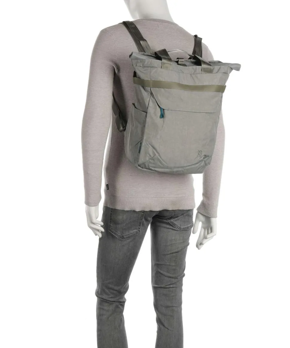 District Collection Valencia 22L Rucksack-Tasche 15″ recyceltes Nylon graugrün