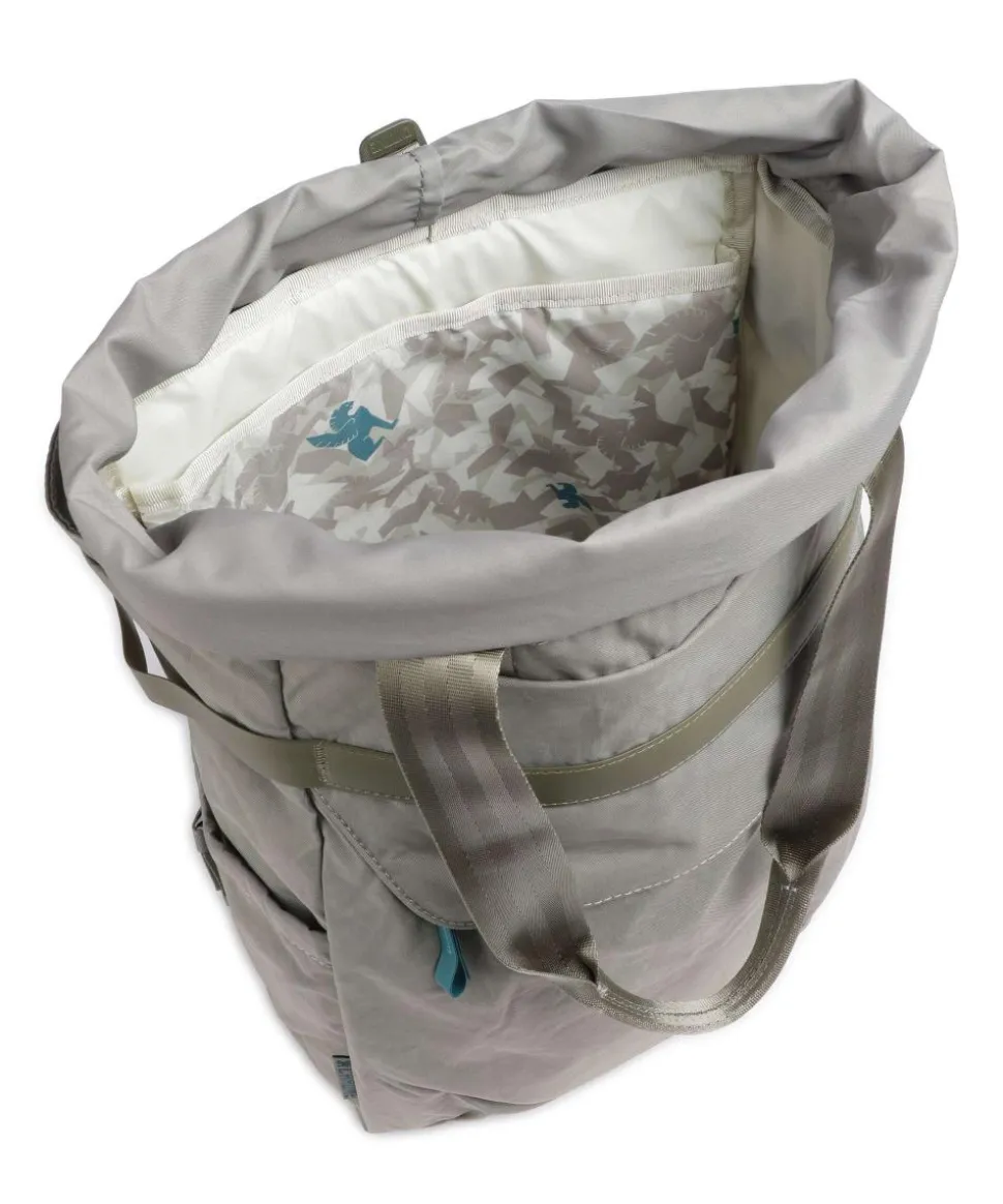 District Collection Valencia 22L Rucksack-Tasche 15″ recyceltes Nylon graugrün