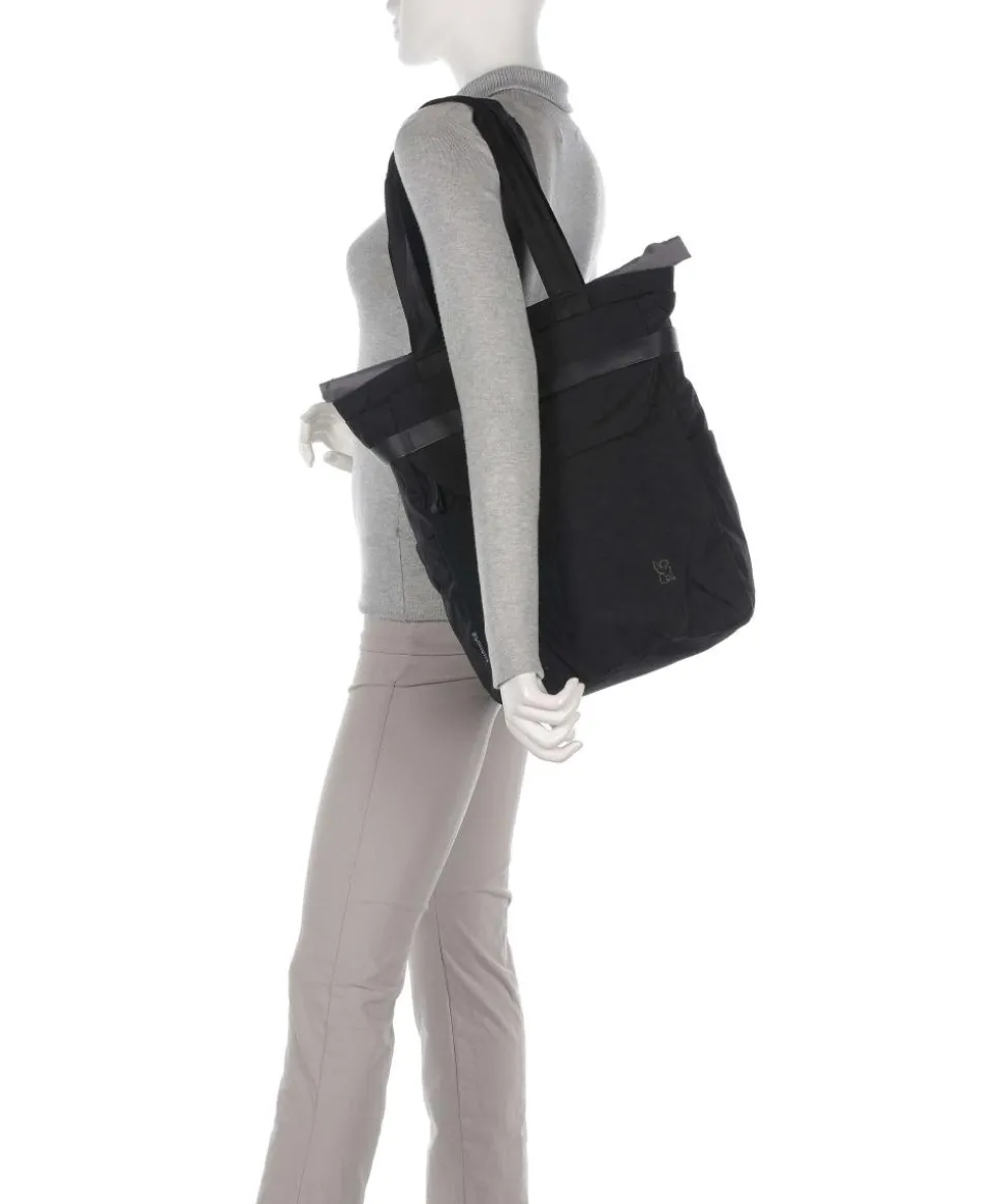 District Collection Valencia 22L Rucksack-Tasche 15″ recyceltes Nylon schwarz