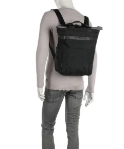 District Collection Valencia 22L Rucksack-Tasche 15″ recyceltes Nylon schwarz