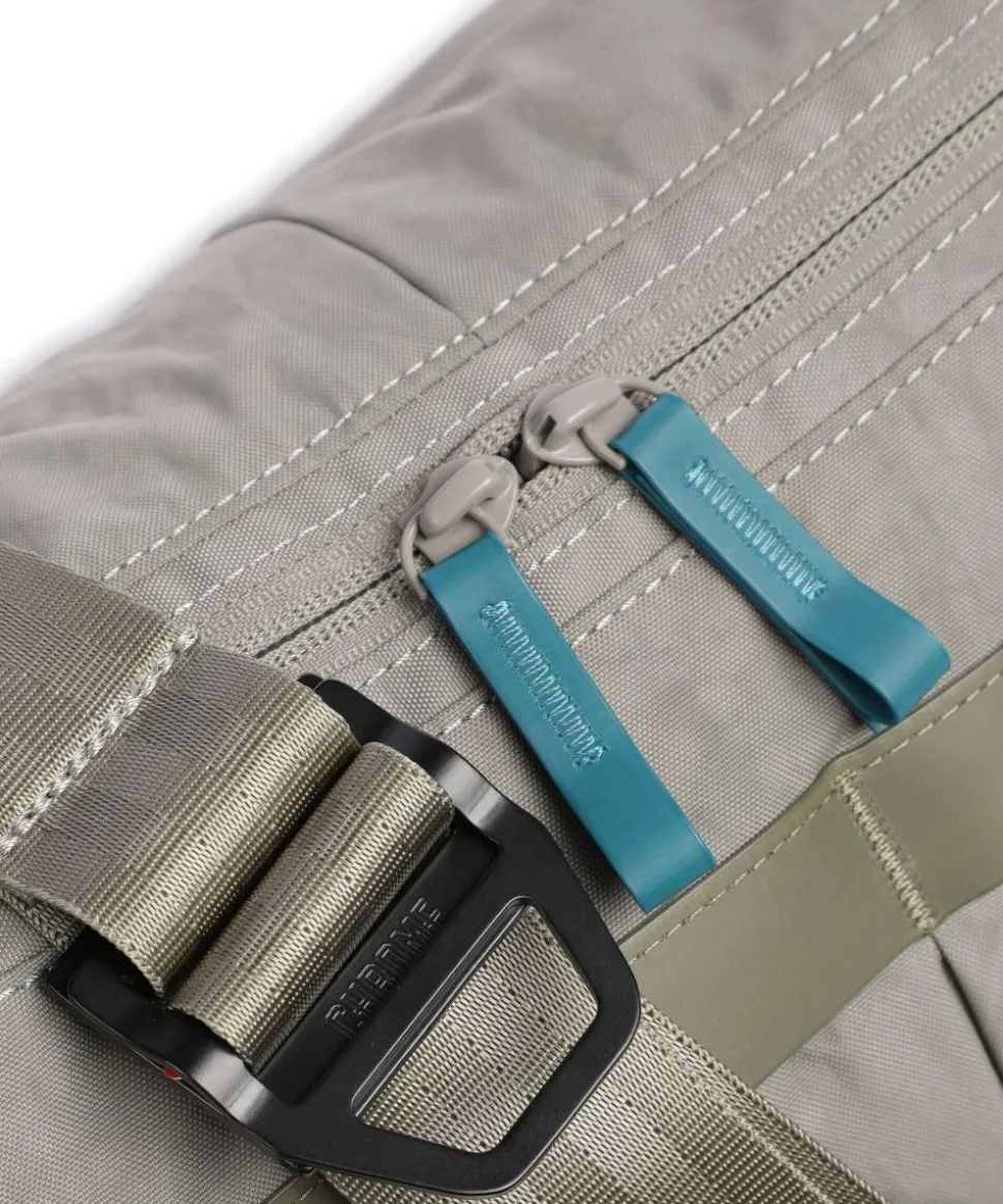 District Collection Yoyogi 14L Umhängetasche recyceltes Nylon graugrün