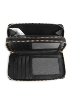 Divina Geldbörse Lederimitat schwarz