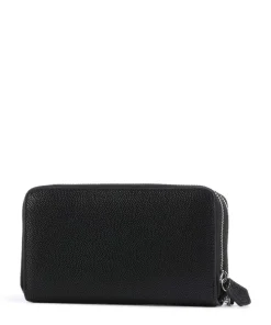 Divina Geldbörse Lederimitat schwarz