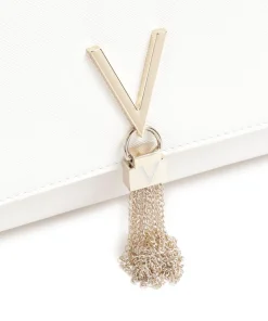 Divina Sa Umhängetasche Lederimitat weiß