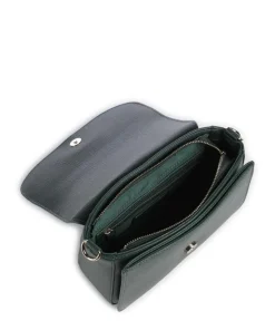 Divina Schultertasche Lederimitat dunkelgrün