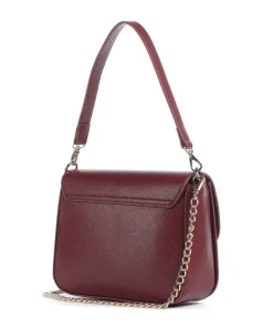 Divina Schultertasche Lederimitat wein