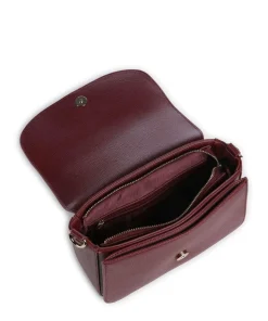 Divina Schultertasche Lederimitat wein