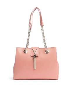 Divina Shopper Lederimitat altrosa