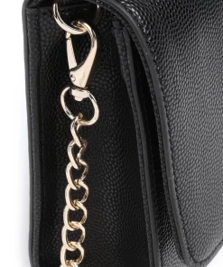 Divina Umhängetasche Lederimitat schwarz