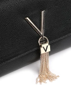 Divina Umhängetasche Lederimitat schwarz