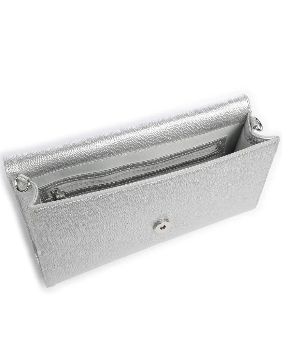 Divina Umhängetasche Lederimitat silber