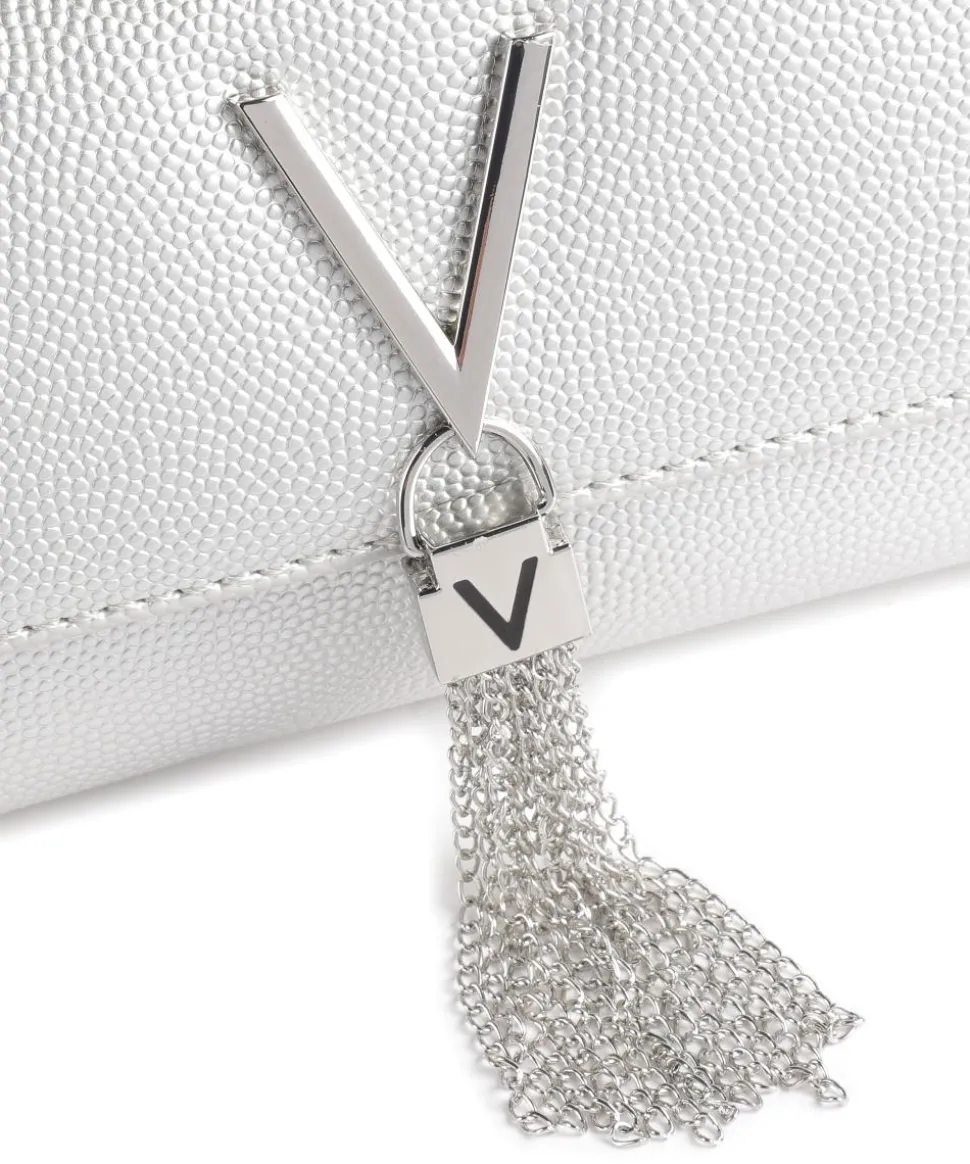 Divina Umhängetasche Lederimitat silber