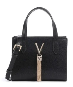 Divina Umhängetasche Lederimitat schwarz