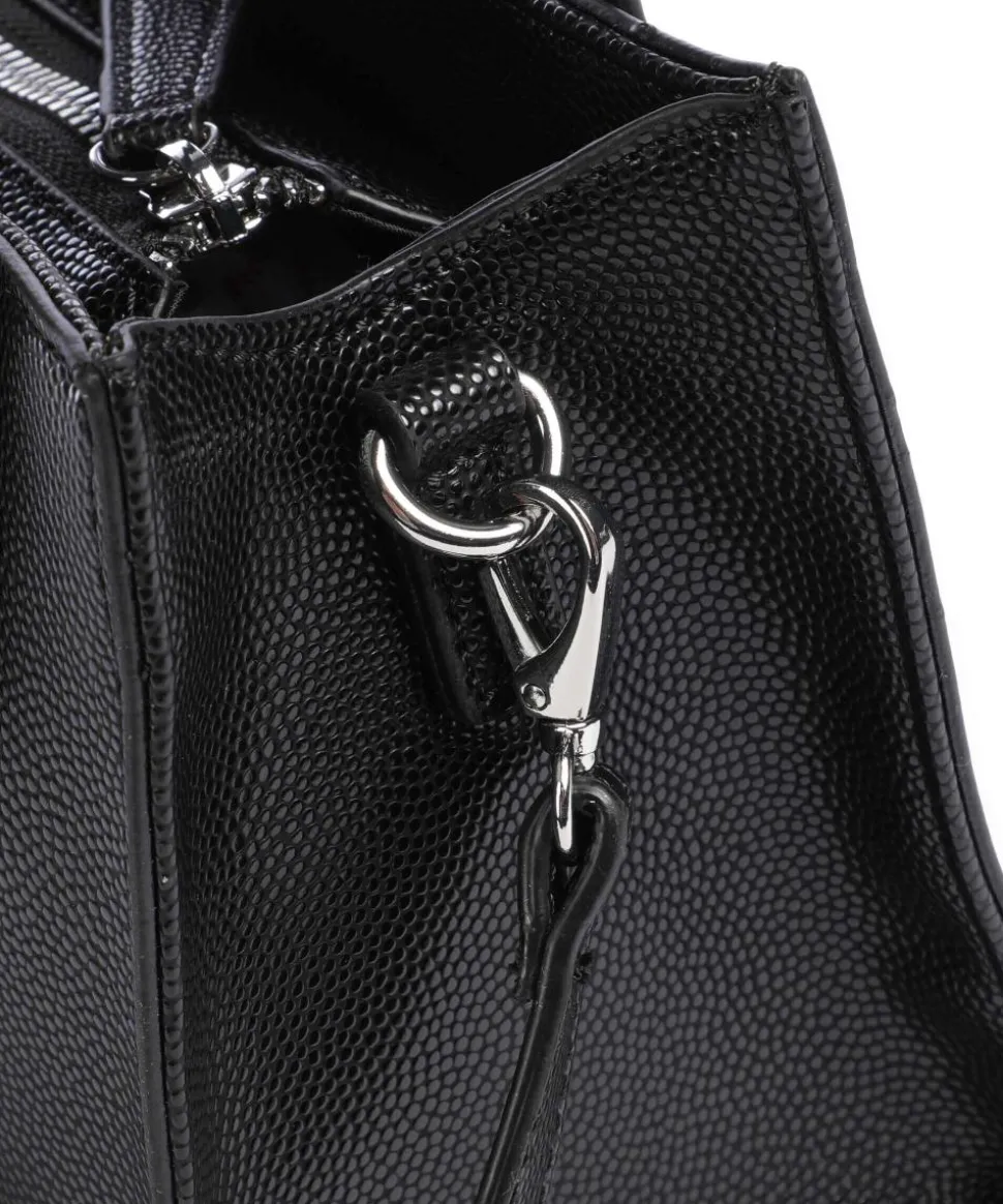 Divina Umhängetasche Lederimitat schwarz