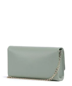 Divina Umhängetasche Lederimitat grünblau