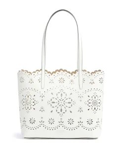 Do It All Large Shopper fein genarbtes Rindsleder weiß