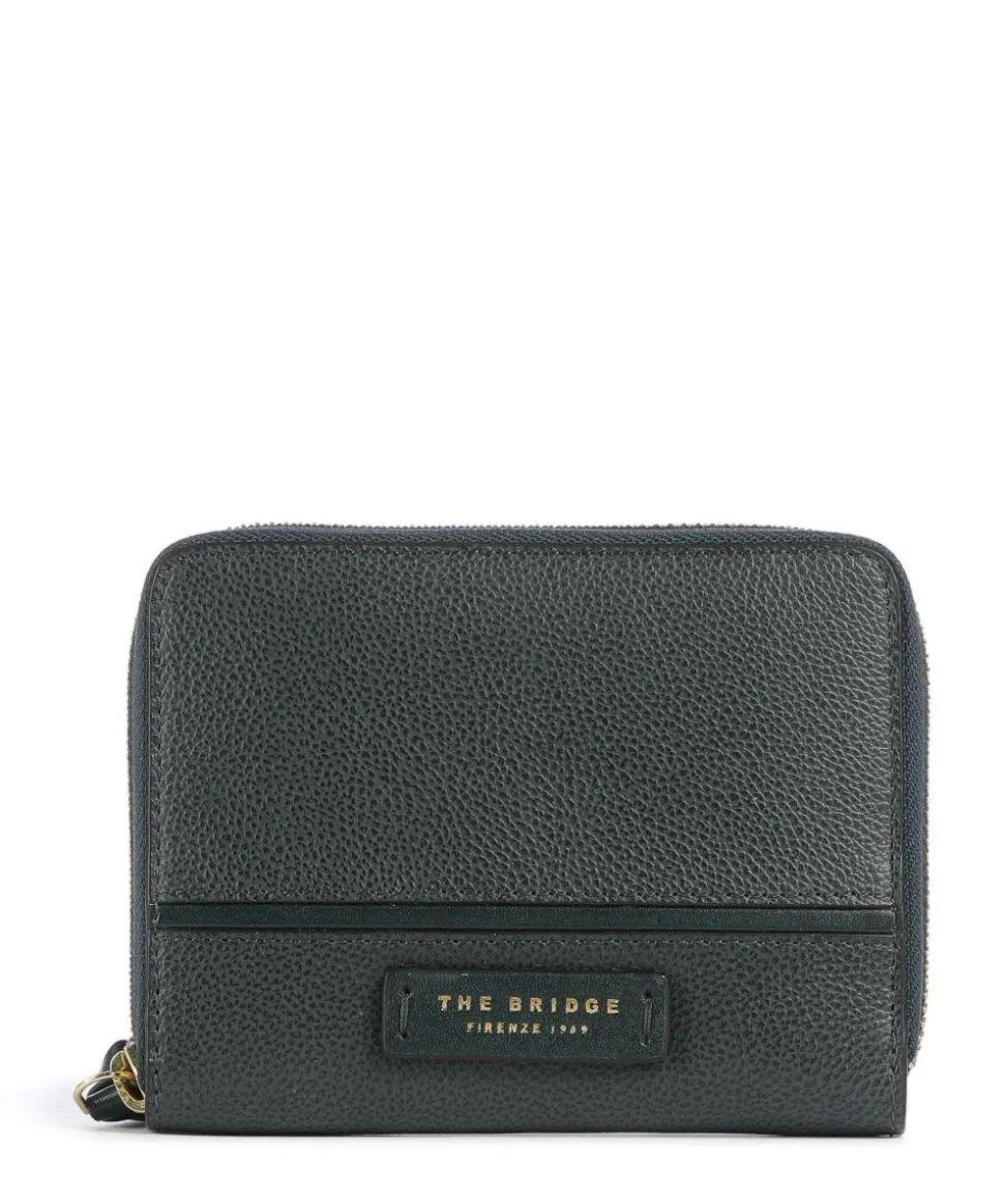 Domitilla Geldbörse fein genarbtes Rindsleder grün