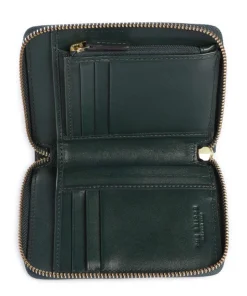 Domitilla Geldbörse fein genarbtes Rindsleder grün