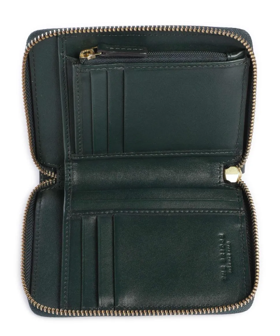 Domitilla Geldbörse fein genarbtes Rindsleder grün